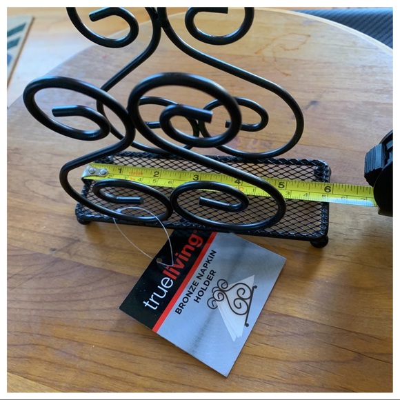 True Living Accents Nwt True Living Bronze Napkin Holder Poshmark